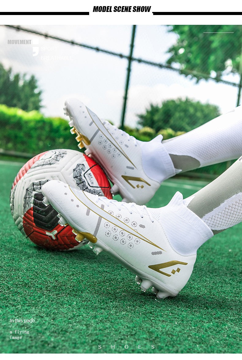 TF/FG Soccer Sneakers Youth Professional Training Football Boots Men Outdoor Lawn Non-Slip Soccer Shoes Hot Sale Soccer Cleats