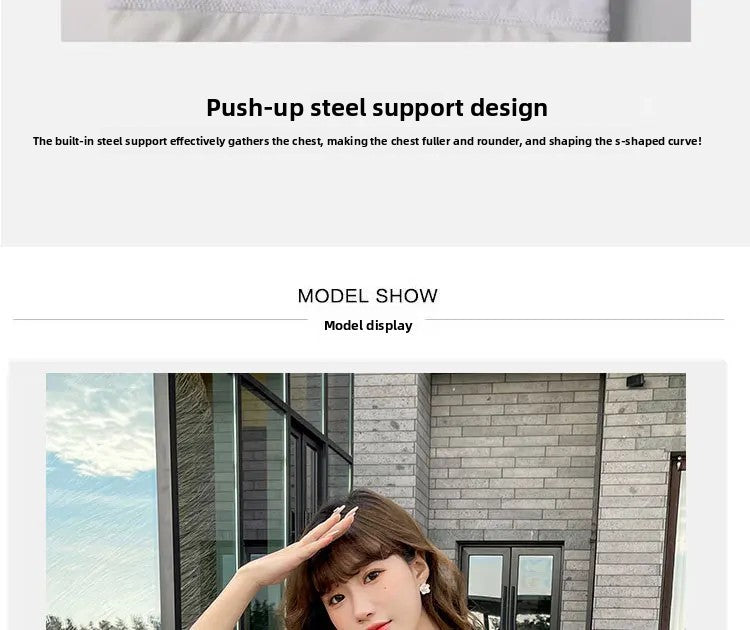 Women's One-Piece Swimsuit Thermal Spring Bathing Lace Cover-Up Slimming Ins White New Hot Sale Of The Season Fashionable Swimwe