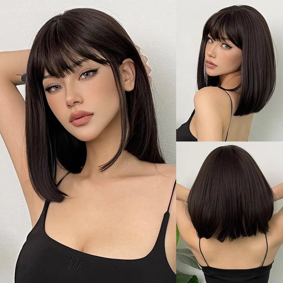 Nova peruca sintética de cabelo curto dourado claro para festa de Halloween, cosplay, uso diário, acessório de cabelo de alta temperatura