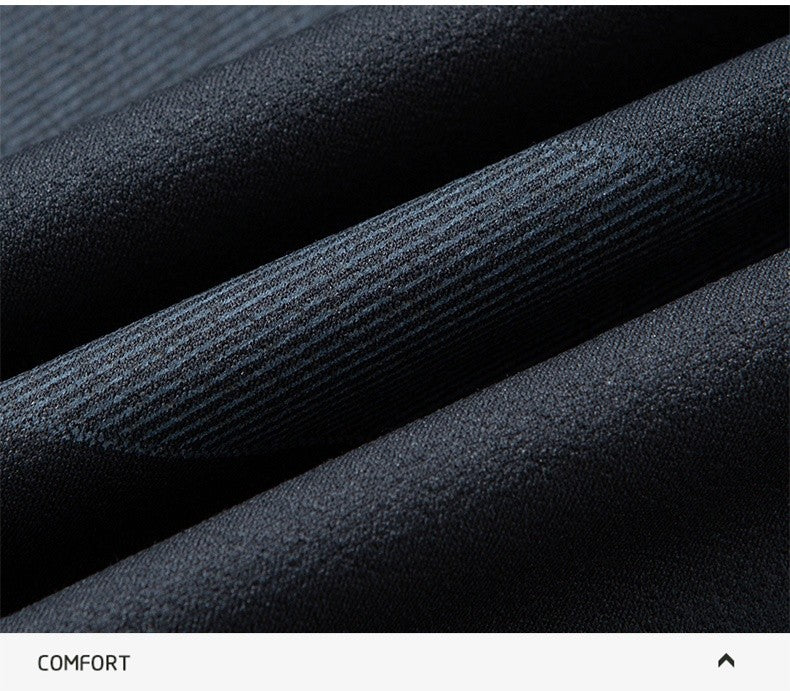 BROWON Elegant Mens Polo Shirts 2025 Spring Autumn Long Sleeve Lapel Collar Big Striped Pattern T-shirt Male New in Tops & Tees