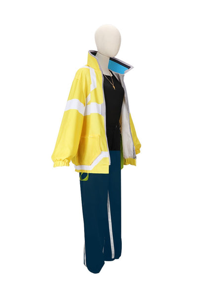 New anime cyberpunk edge runner Lucy cosplay costume jumpsuit jumpsuit jacket wig full set Halloween men's and women's clothing