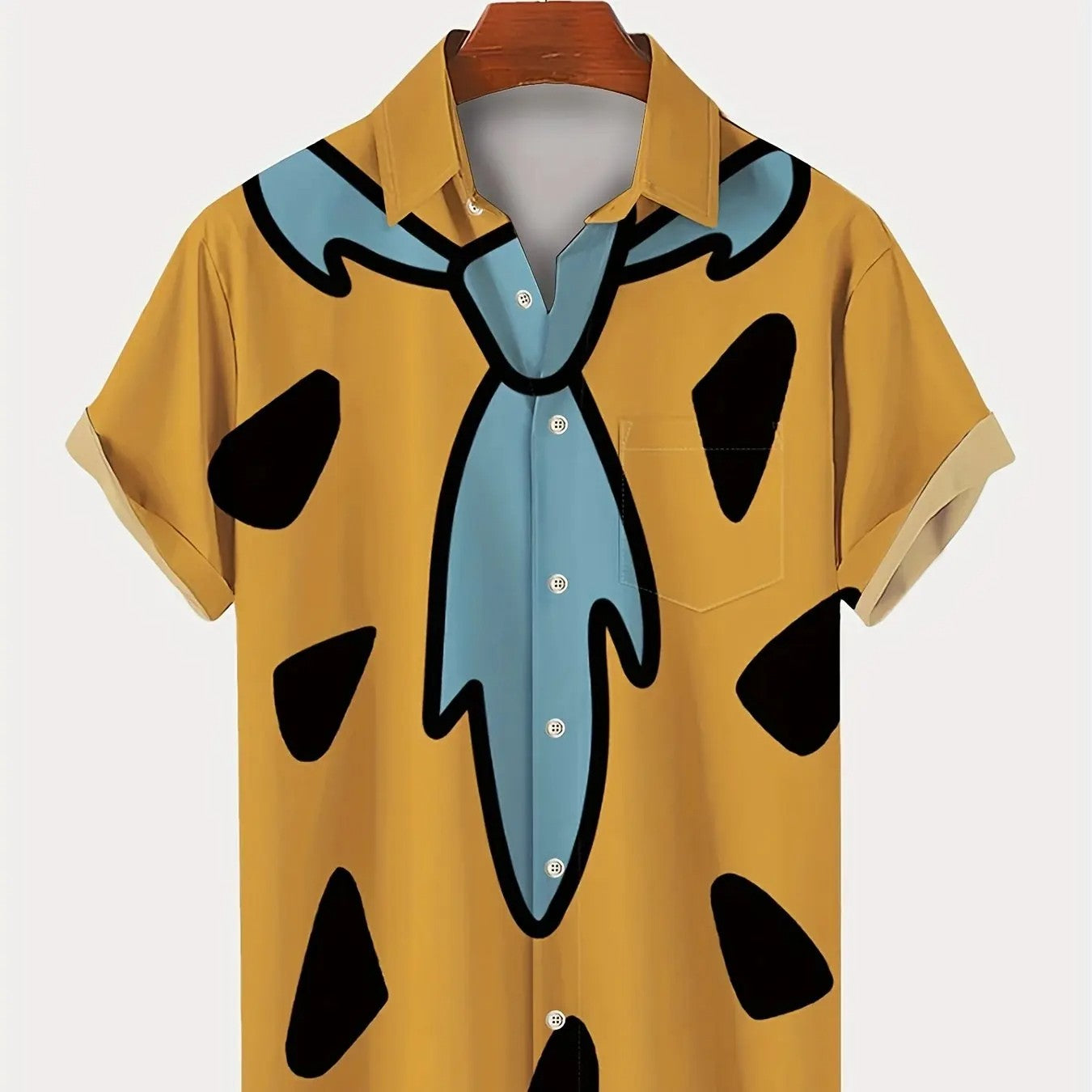 Tie Geometric Graphic Men's Shirt Fashion Hawaiian Shirts Men's Clothing Button Shirt Summer Streetwear Fashion Men Clothes