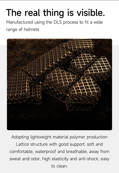 Tactical helmet polymer honeycomb 3D printed inner pad padding breathable hunting helmet accessories upgraded version
