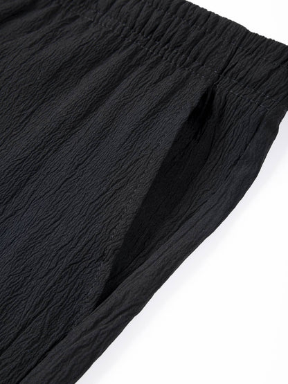 Summer New Men's Breathable Whiter Shorts Hawaii Beach Pants Male Solid Color Trousers Loose Versatile Streetwear 3XL For Men