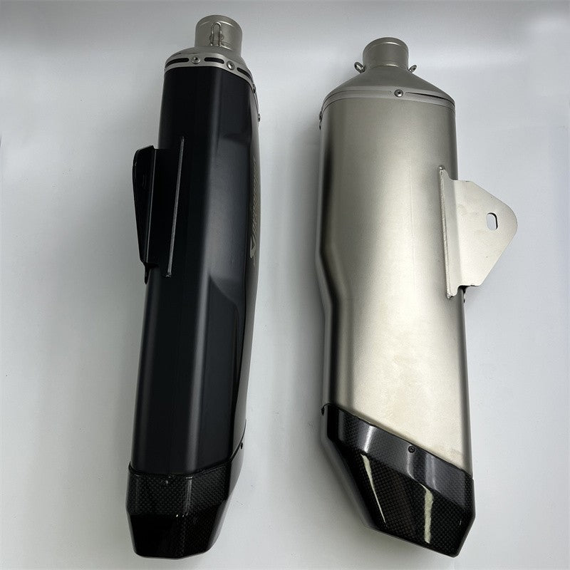 51mm Universal Motorcycle Exhaust Motocross Exhaust Muffler carbon Fiber End Cap For F750GS F850GS R1200GS