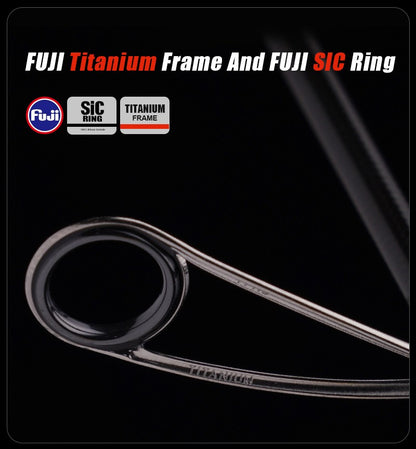 PURELURE NDMBLS Toray M46X 0.5-12g Isca Macia Ação EXF Armação FUJI de Titânio e Anel SIC Ponta Sólida de Carbono Perca Black Bass Lúcio Lúcio-Perca