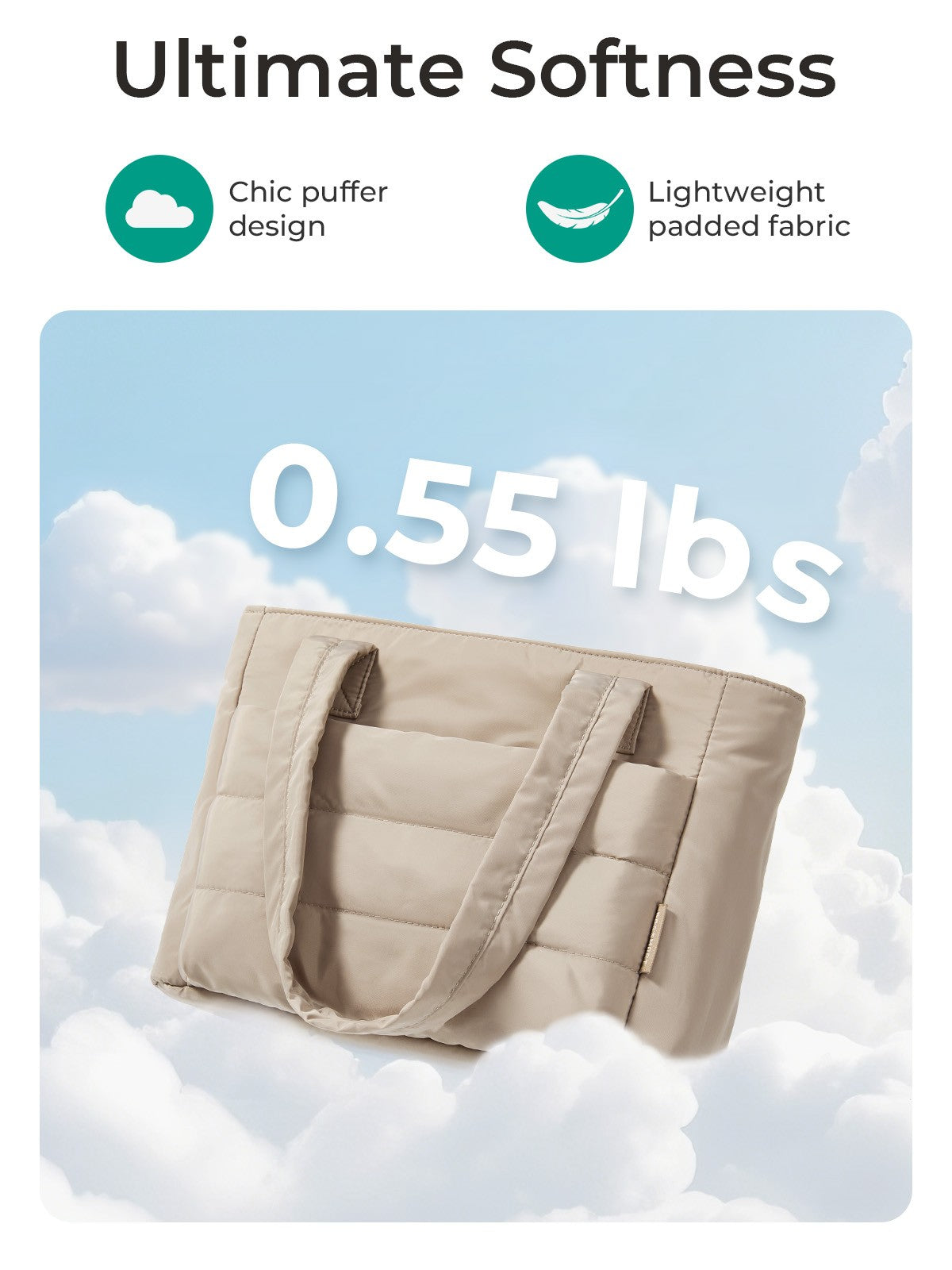 BAGSMART Women's Tote Bag Simple Travel Bag Casual Commuting Messenger Handbag Student College Shoulder Bag