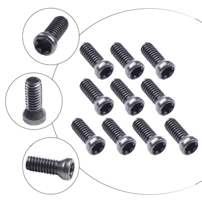 10 Peças Parafusos Torx M2.5 M3.5 Para Substituir Pastilhas de Metal Duro Ferramentas de Torno CNC Oficina Ferramentas Manuais Suprimentos