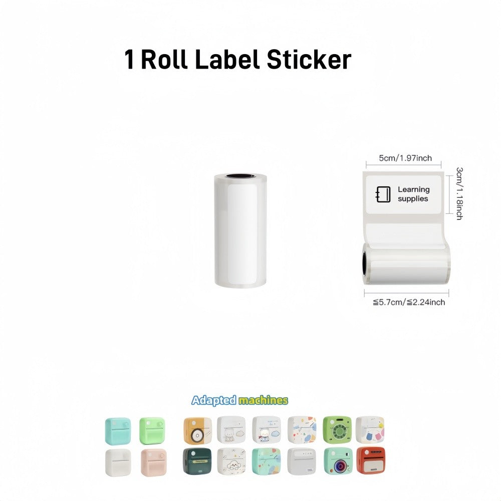 DOLEWA B3 Portable Mini Printers Wireless Bluetooth Inkless Sticker Maker Printer Tag Price Machine for Office School Kitchen