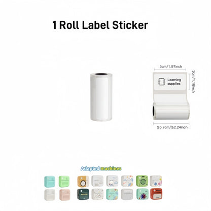 DOLEWA B3 Portable Mini Printers Wireless Bluetooth Inkless Sticker Maker Printer Tag Price Machine for Office School Kitchen