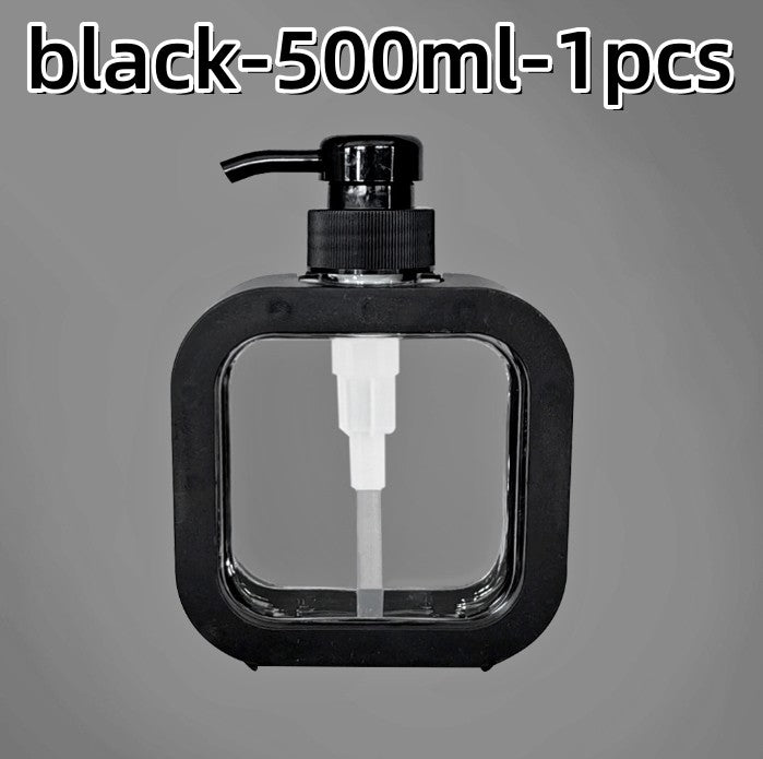 300/500ml Bathroom Soap Dispensers Refillable Lotion Shampoo Shower Gel Holder Portable Travel Dispenser Empty Bath Pump Bottle
