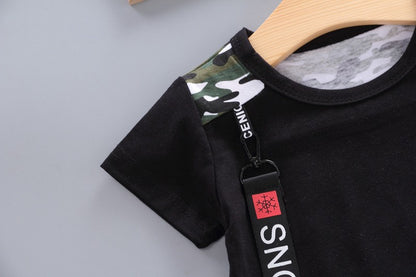 New Summer Baby Girl Clothes Suit Kids Boys Outfits Children T-Shirt Shorts 2Pcs/Sets Toddler Casual Costume Infant Tracksuits