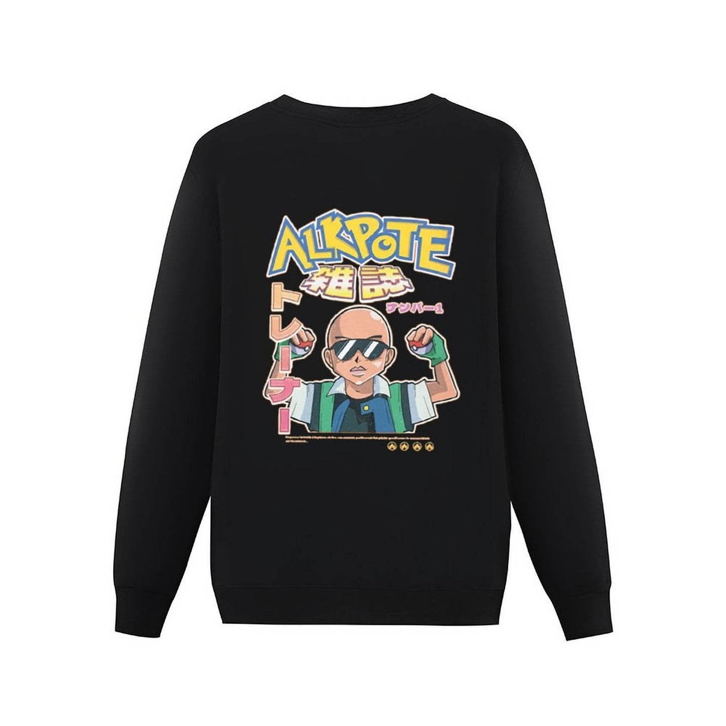 Alkpote pokepote classique Pullover mens clothing men clothes men's sweat-shirt set autumn clothes oversize sweatshirts