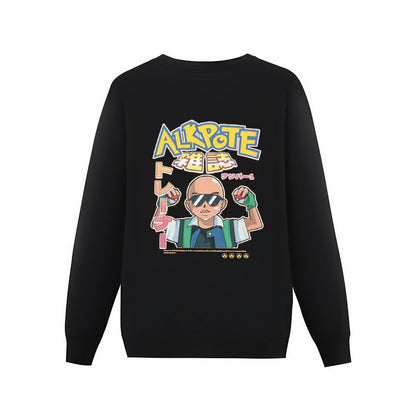 Alkpote pokepote classique Pullover mens clothing men clothes men's sweat-shirt set autumn clothes oversize sweatshirts