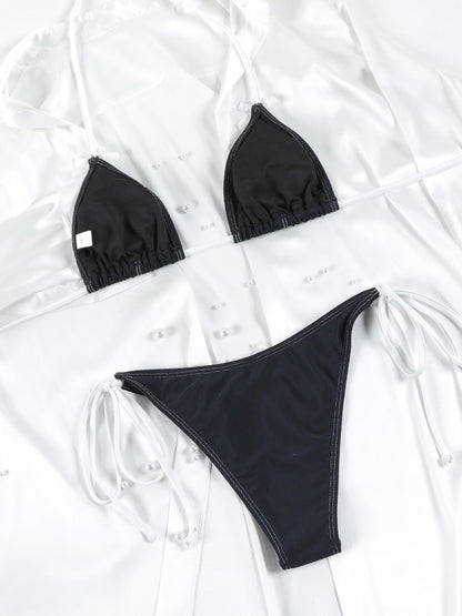 Sexy Swimwear Women Butterfly Bikinis Print Swimsuit Triagle Beachwear Bandage Bathing Suits Micro Biquini