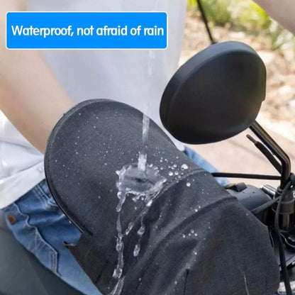 1 Par de Luvas de Guiador para Motocicletas Impermeáveis, à Prova de Vento e com Proteção Solar para a Maioria das Motos, Scooters, ATVs, Motores de Neve