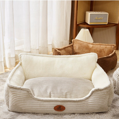 Cama para Cães e Gatos, Lavável, Sofá para Cães de Raças Pequenas a Médias, Tapete para Todas as Estações, Acessórios Duráveis e Confortáveis para Cães, Artigos para Animais de Estimação