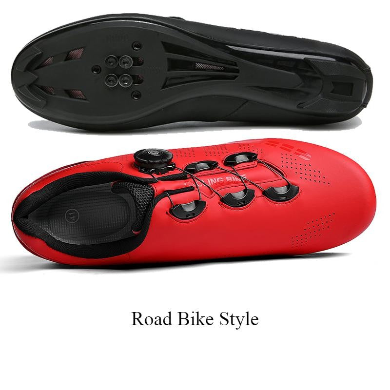 Mountain Riding Shoes Moped Road Lock Shoes Sports Racing Bikes High Endurance Locking Shoes Road Speed Riding Sneakers
