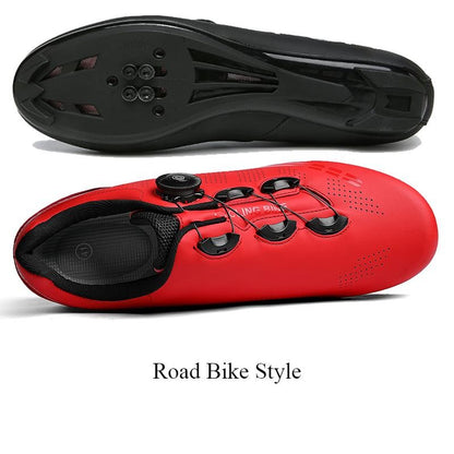 Mountain Riding Shoes Moped Road Lock Shoes Sports Racing Bikes High Endurance Locking Shoes Road Speed Riding Sneakers