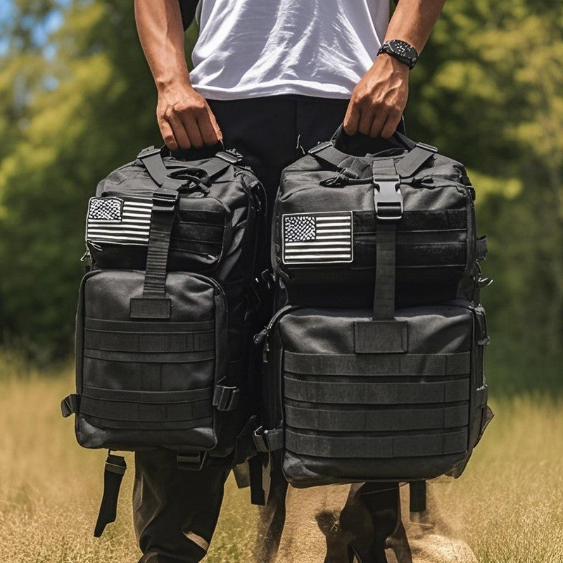 Mochila Tática Elite 50L/30L | Mochila de Trabalho e Militar 3X Mais Forte | Resistente e de Alta Durabilidade | Mochila de Sobrevivência MOLLE de 3 Dias