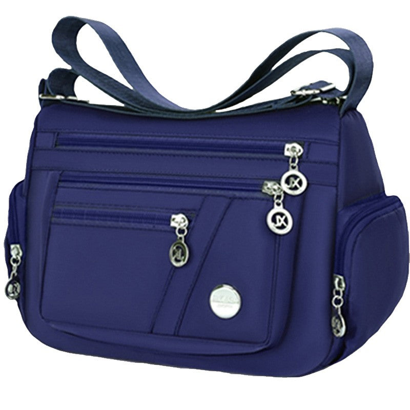 Fashionable Multi-Pocket Large Capacity Bag, Can Be Worn on One Shoulder or Diagonally, Casual and Versatile