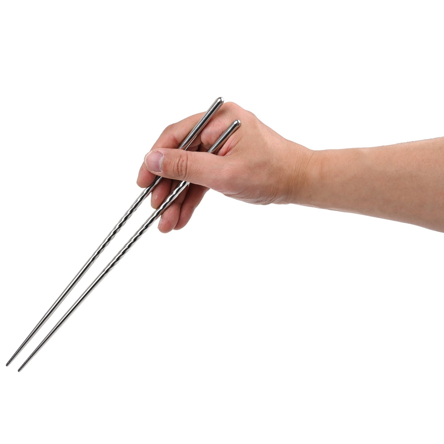 Varetas de Culinária Longas para Cozinha, Hashi de Metal, Utensílios de Cozinha, Hashi Doméstico, Prático