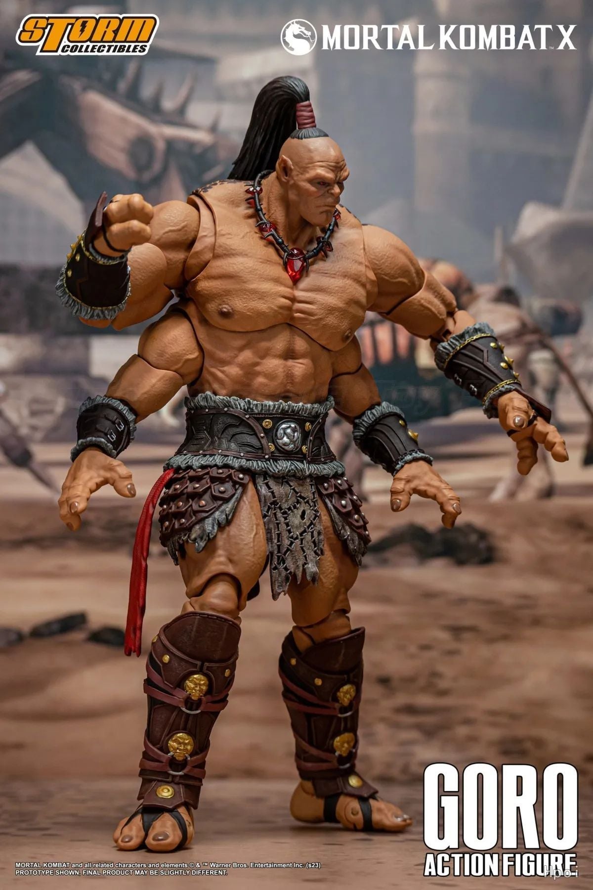 ?MT?Original Storm Collectibles Mortal Kombat GORO Action Figure Model Toys