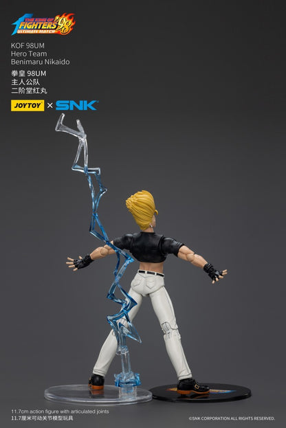 JOYTOY SNK KOF 98UM Hero Team 1/18 Bonecos de Ação Kyo Kusanagi Goro Daimon Modelo Benimaru Nikaido Jogo Anime Presentes de Brinquedo Masculino
