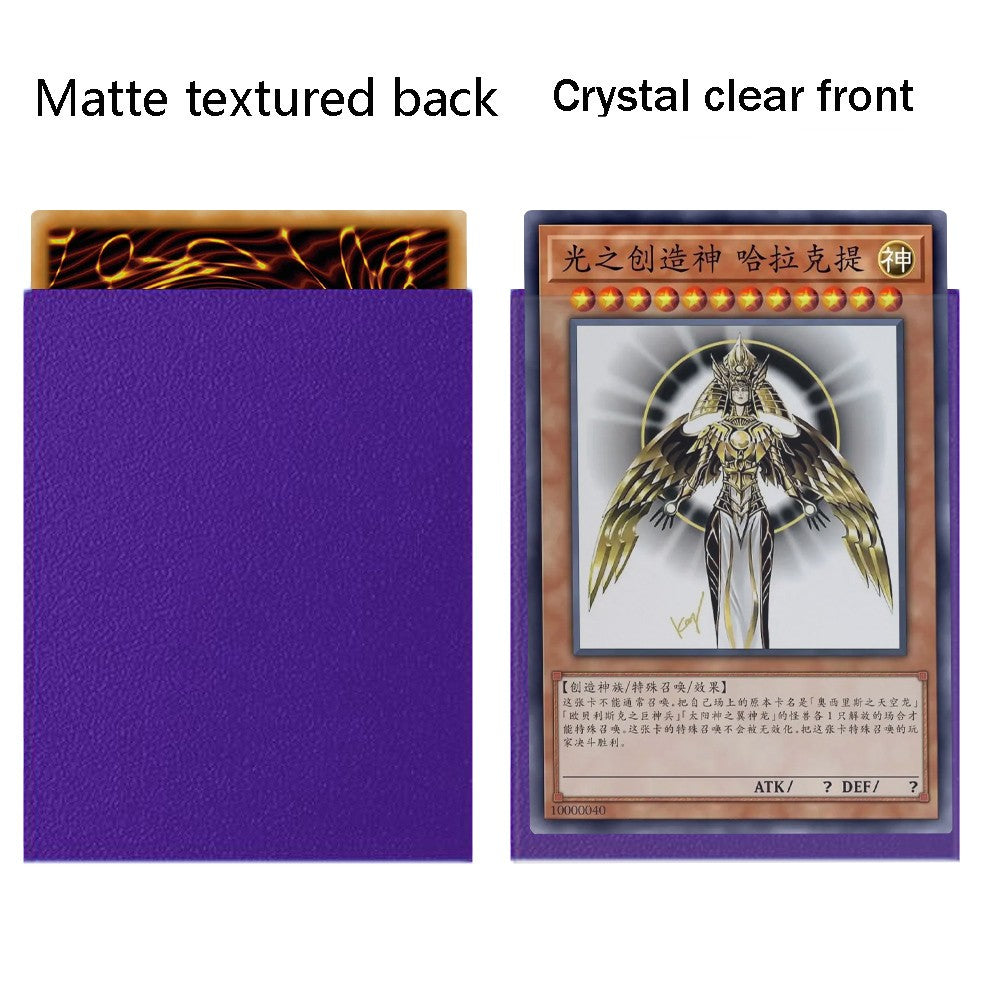 100 Unidades Protetores de Carta Tamanho Japonês 62×89mm para Cards de YGO Capa Fosca para Cartas Esportivas