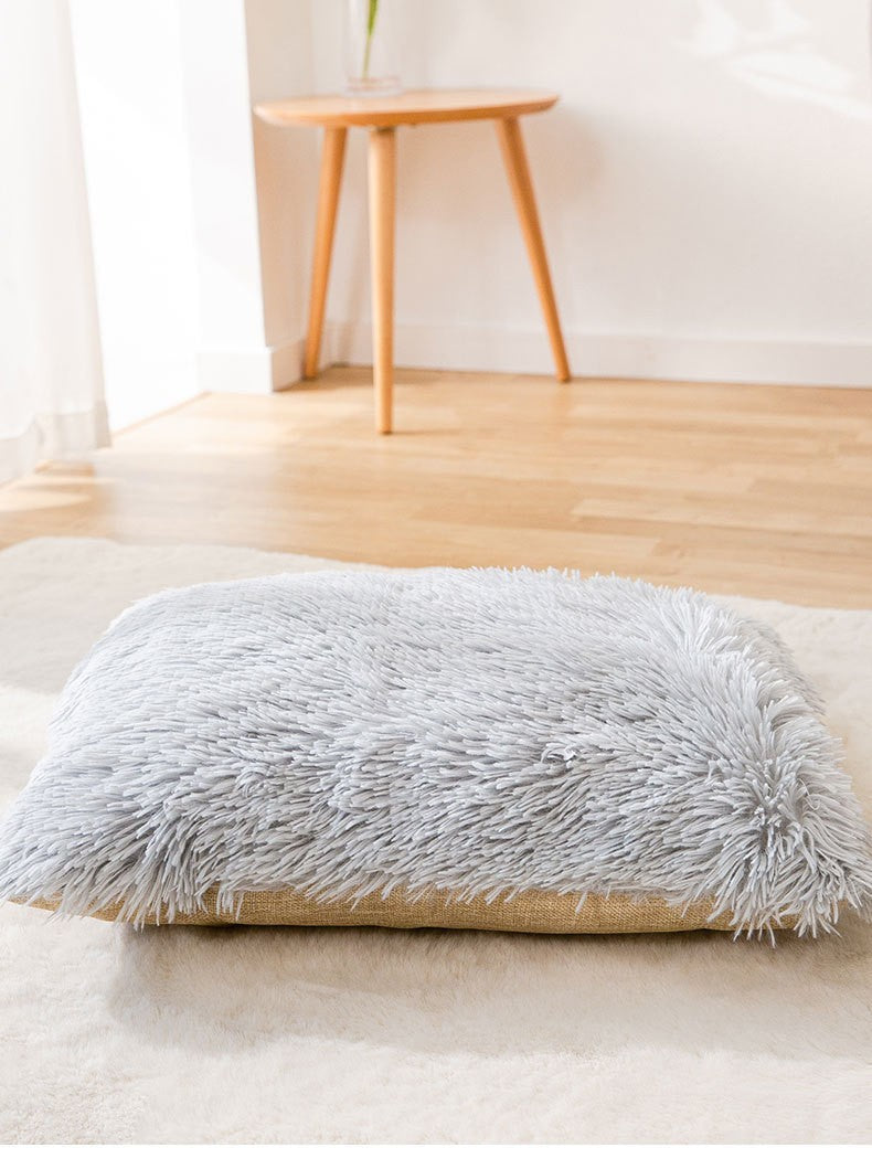 Casinha de Cachorro Grande Interna Macia Confortável, Cama para Filhotes Removível, Toca para Cães Pequenos, Tapete Quente de Inverno para Dormir, Portátil