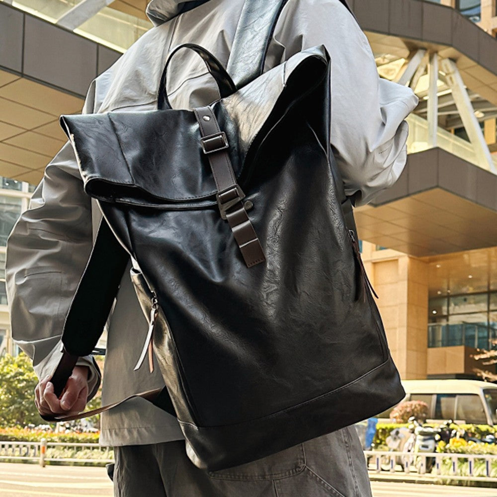 Advanced Retro Backpack for Men, Fashionable and Versatile, Trendy Brand Casual Backpack, Computer Travel Backpack