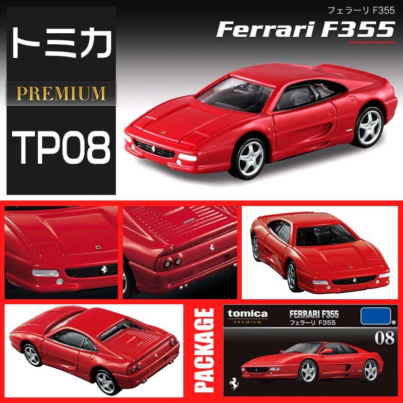 TOMICA 1:64 Ferrari Series Die-cast Alloy Car Model Toys Colecionáveis Presente de Feriado, Ferrari SP3, F50, F355, 365 GTS4 Carros em Miniatura