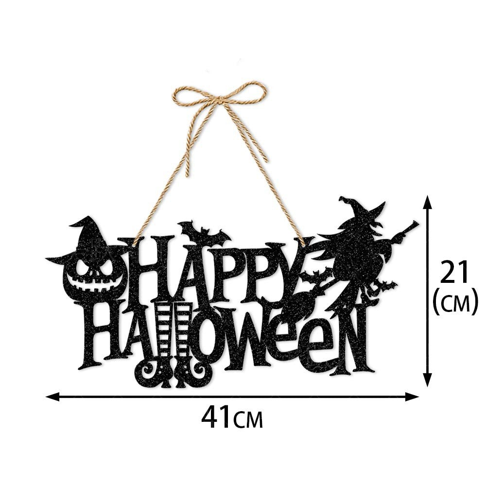 Halloween decoration pumpkin bat hanging decoration haunted house party decoration Halloween door hanging decoration