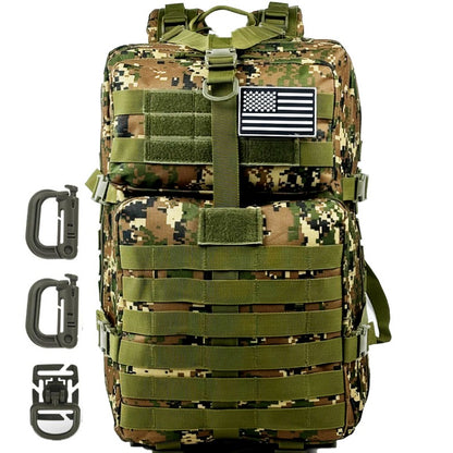 50L/30L Backpack  Military Assault Pack For Men, 3 Day Bug Out Bag Molle DaypackFor Camping Outdoor Sport Rucksack Backpacks