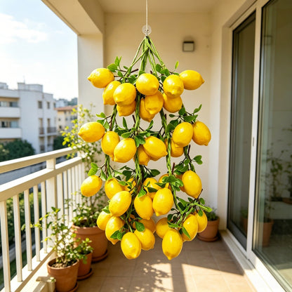 Artificial Lemon Skewers, Realistic Simulated Fruit Models, Home Storefronts, Holiday Parties, Farmhouse Hanging Decorations