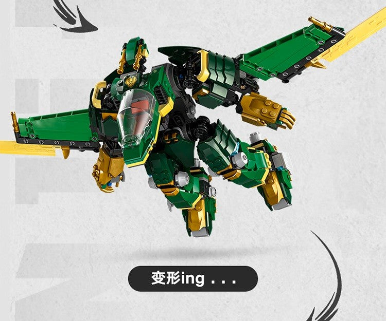 Blocos de Montar LEGO Montam Ninja Fantasma 71845 Lloyd's Transformed Mech Brinquedo Infantil Presente de Natal