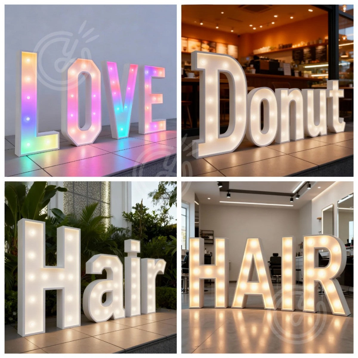 Love Light Up Signage Custom Wedding Decor Sign Bulb Giant Outdoor LED Marquee Letters Party Wedding Birthday Illuminated Sign