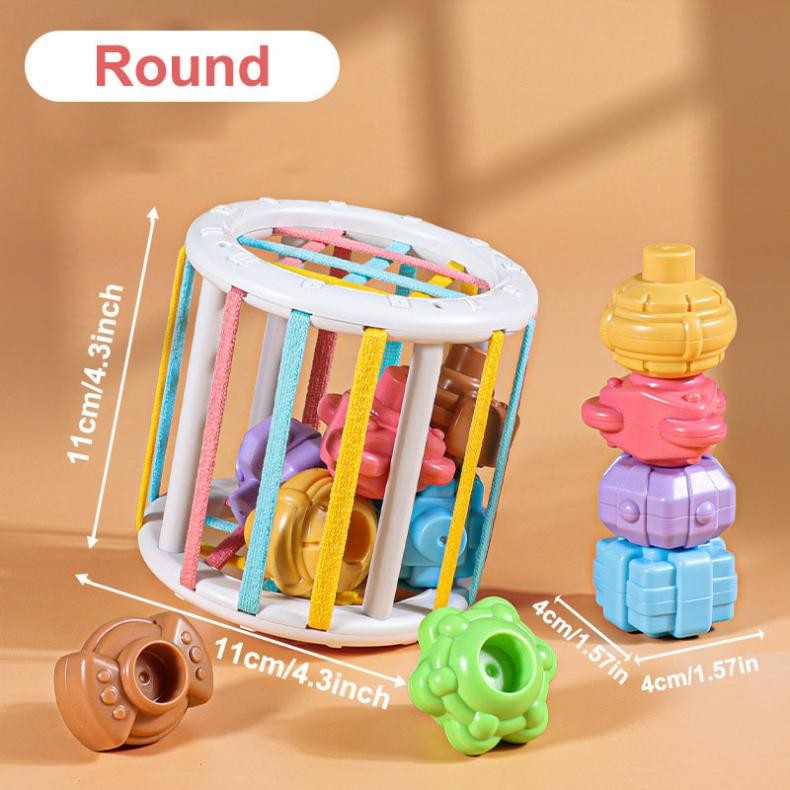 Baby Toy Sorting Game Kids Educational Cube Sensory Shape Blocks Shape Matching Stacking Learning Toys Play Games Baby Toys