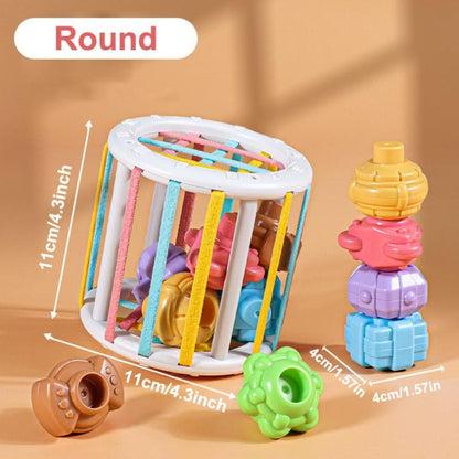 Baby Toy Sorting Game Kids Educational Cube Sensory Shape Blocks Shape Matching Stacking Learning Toys Play Games Baby Toys