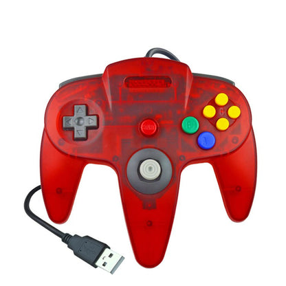 USB Wired Gamepad N64 Joystick Gamepad Controller for Mac Computer PC Handle USB Gamepad