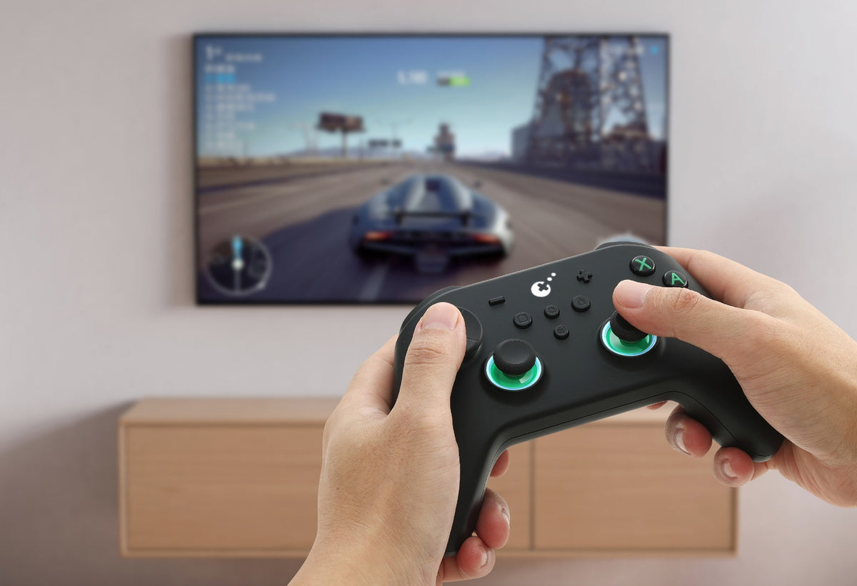 GuliKit TT Max Wireless Controller for Nintendo Switch 1/2 with Tension Adjustable TMR Joysticks for Windows Android iOS