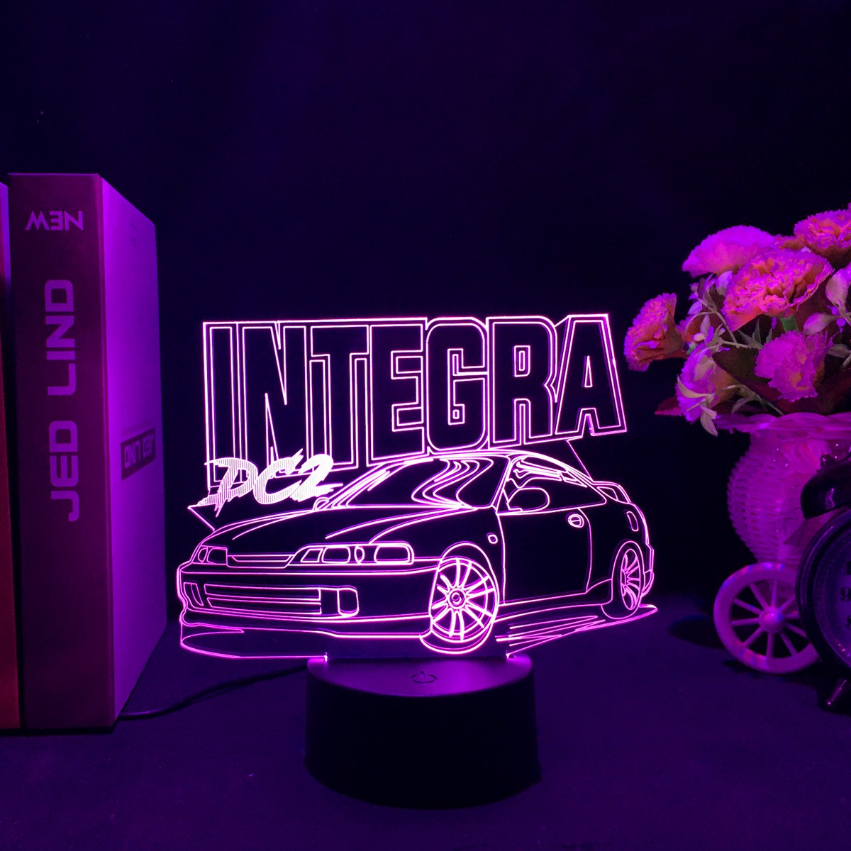 Sports Car 3d Illusion Lamp for Kids Bedroom Decor Nightlight Touch Sensor Atmosphere Birthday Gift Supercar Led Night Light