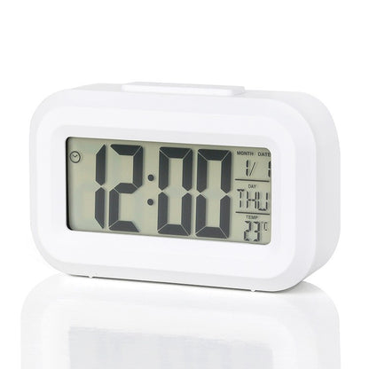 Alarm Clock Digital Clock LED Electronic With Backlight Snooze Calendar For Home Office Desktop Table Screen Display Watch