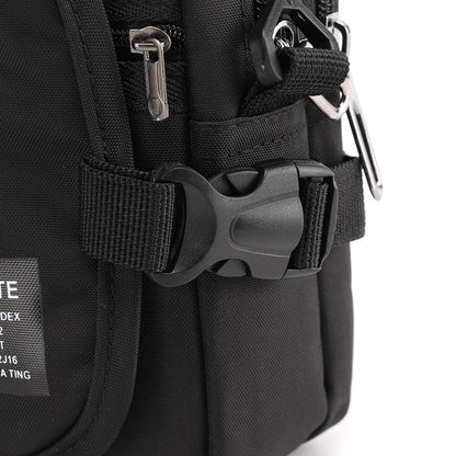 Waist Pack Men's Casual Travel Purse Waterproof Belt Zipper Tactical Outdoor Fanny Pack Phone Pocket Chest Sling Bag