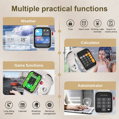 2025 New For HUAWEI FIT 3 2.01" HD Screen Smart Watch Women Men Watches Bluetooth Call Smartwatch Watch 9 Sports Fitness Tracker