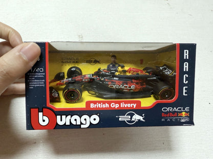 Bburago 1:43 2024 F1 Mclaren Mcl38 Grande Prêmio de Mônaco F1 Miniatura de Liga Fundida #4 #81 Lando Norris ? Presente de Brinquedo de Carro de F1