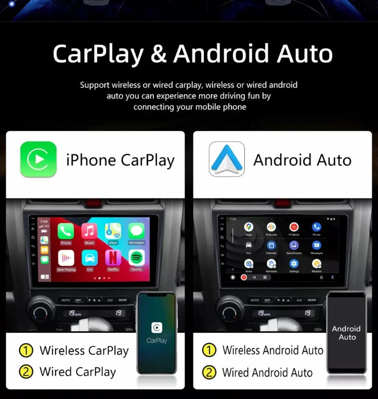 9 Inch Android 13.0 4GB+64GB For Honda CR-V 2007-2011 Car GPS Navigation Multimedia Player Radio Tape Recoder Head Unit Carplay