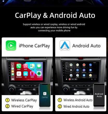 9 Inch Android 13.0 4GB+64GB For Honda CR-V 2007-2011 Car GPS Navigation Multimedia Player Radio Tape Recoder Head Unit Carplay