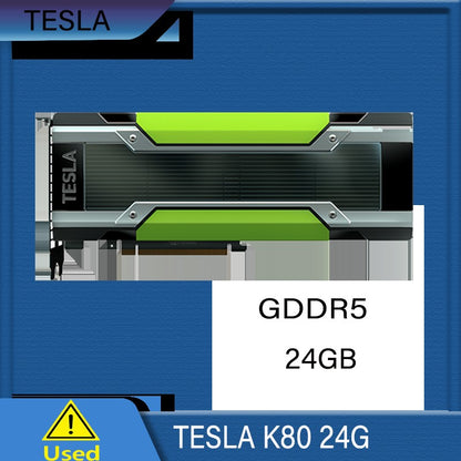 Placa de Vídeo Original Para NVIDIA TESLA K80 24GB GPU J0G95A 796124-001 699-22080-0200-501