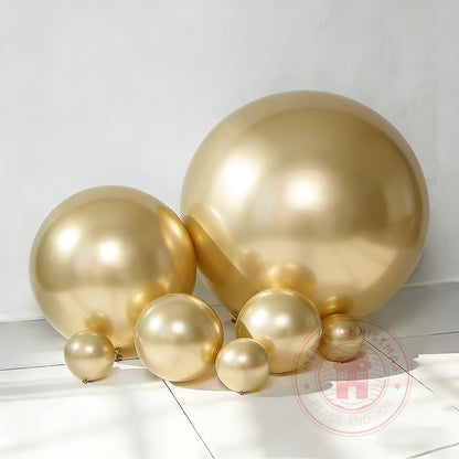 5" 10" 12" 18" Metal Balloon Birthday Party Decoration Valentine's Day Wedding Balloons Arch Christmas Festival Decor Supplies